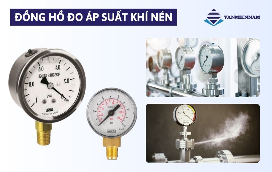 Đồng hồ đo áp suất khí nén