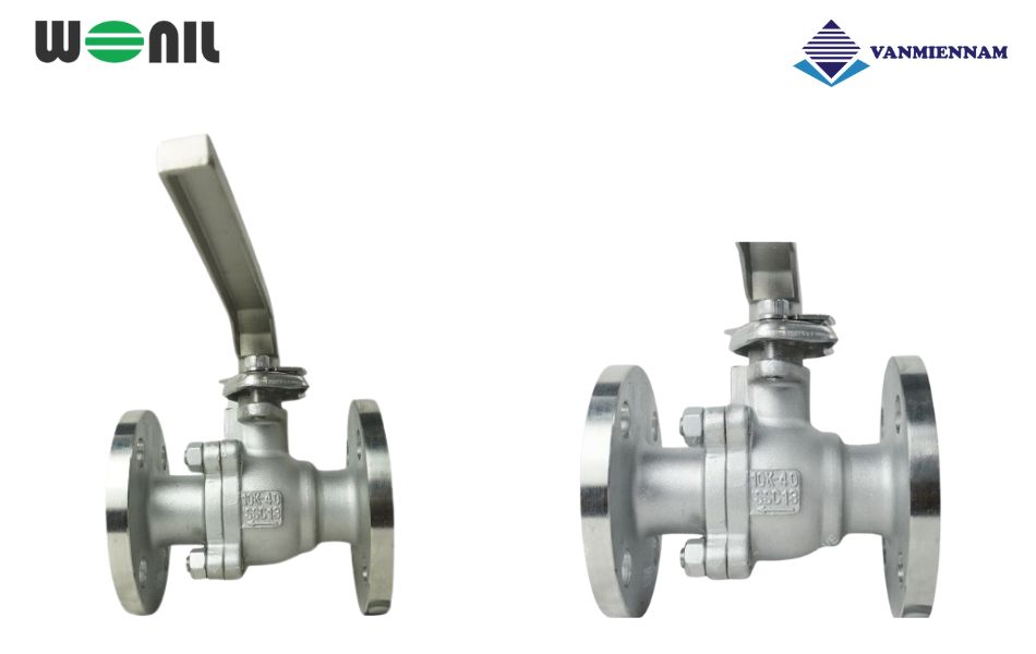 Giới thiệu về van bi inox mặt bích tay gạt Wonil DN40 