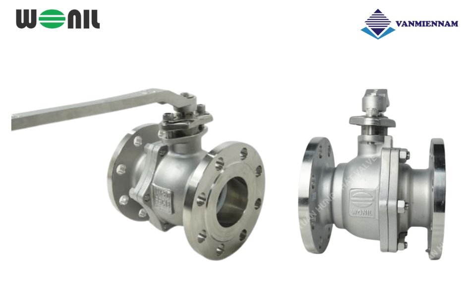 Giới thiệu về van bi inox mặt bích tay gạt Wonil DN80 