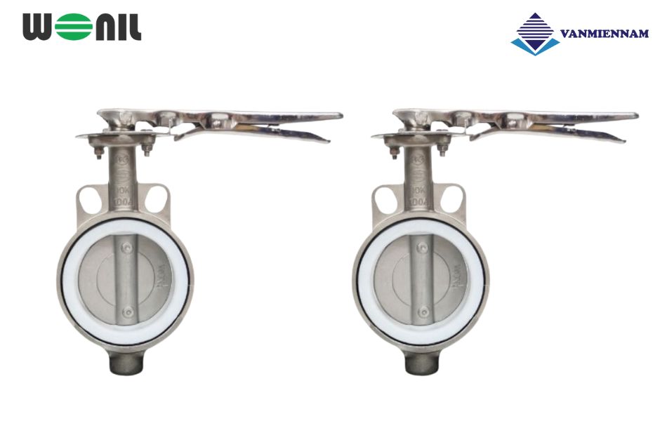 Giới thiệu về van bướm tay gạt inox Wonil DN100