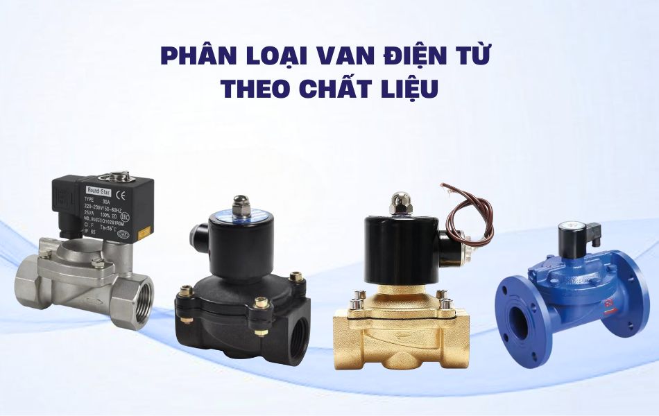 Phân loại van điện từ theo chất liệu