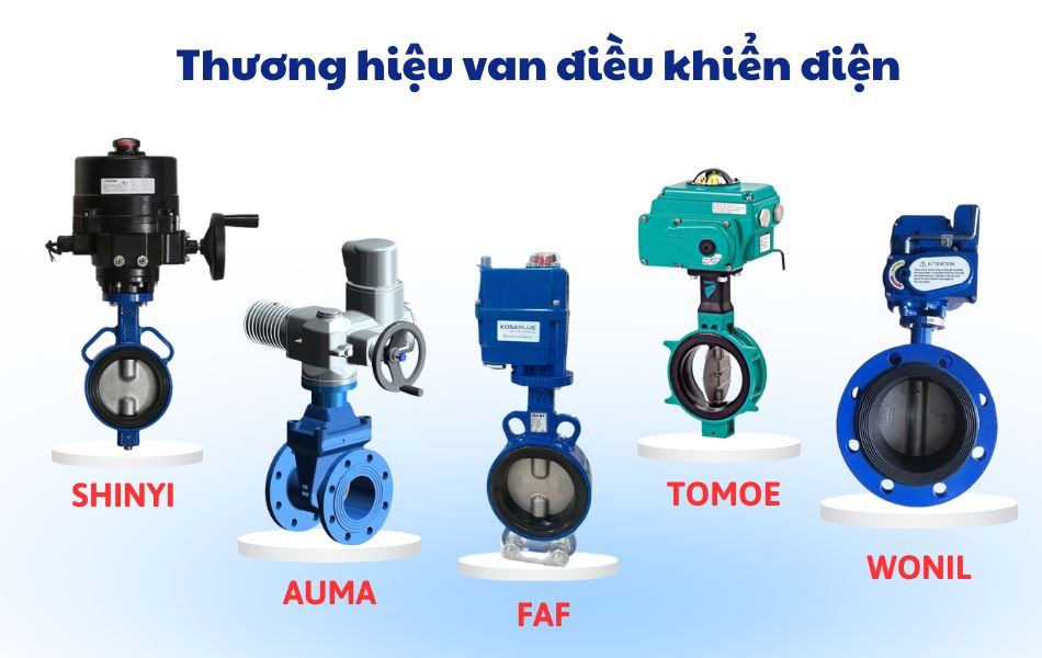 Các thương hiệu van điều khiển điện