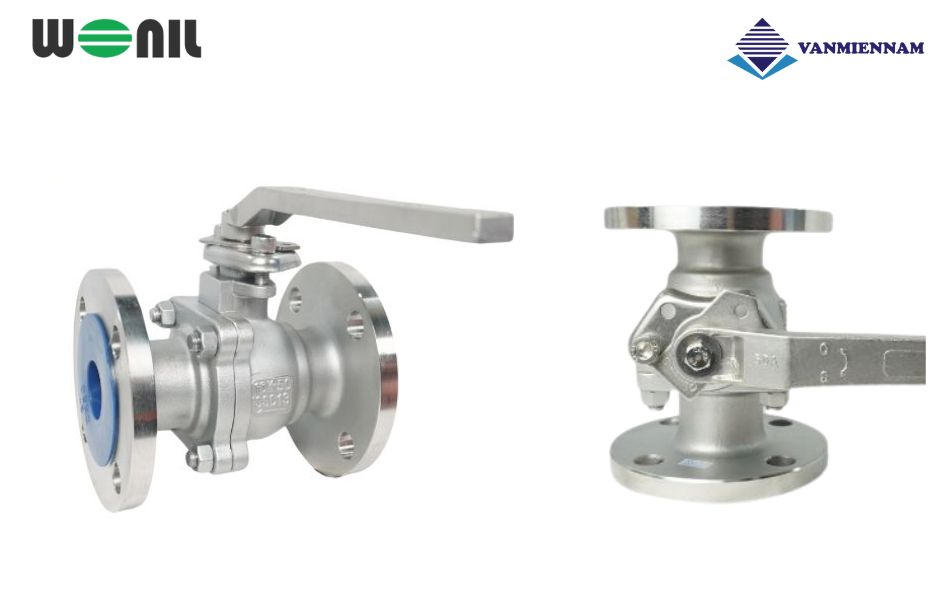 Tìm hiểu về van bi inox mặt bích tay gạt Wonil DN50  