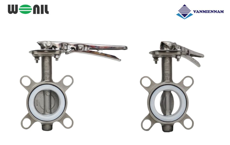 Tổng quan về van bướm tay gạt inox Wonil DN65 