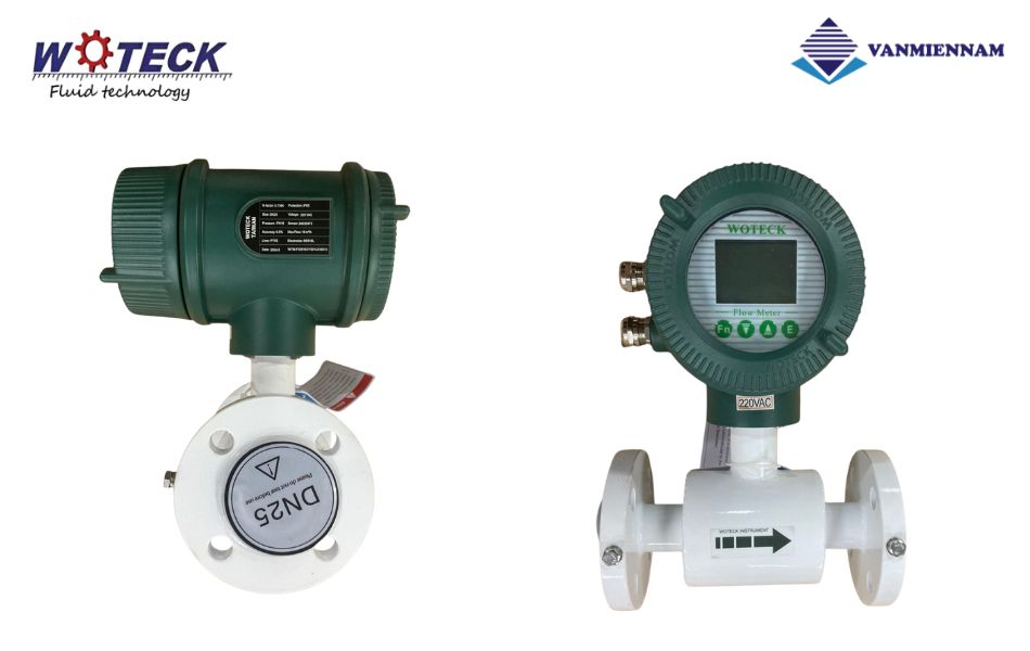 Tổng quan về đồng hồ đo nước điện tử Woteck DN25