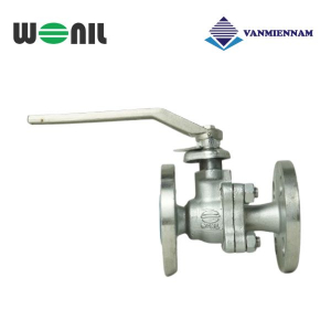 Van bi inox mặt bích tay gạt Wonil DN15