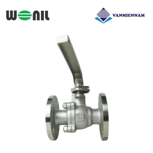Van bi inox mặt bích tay gạt Wonil DN40