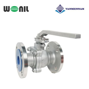 Van bi inox mặt bích tay gạt Wonil DN50