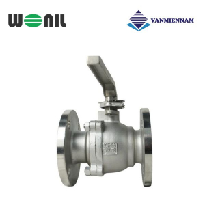 Van bi inox mặt bích tay gạt Wonil DN65