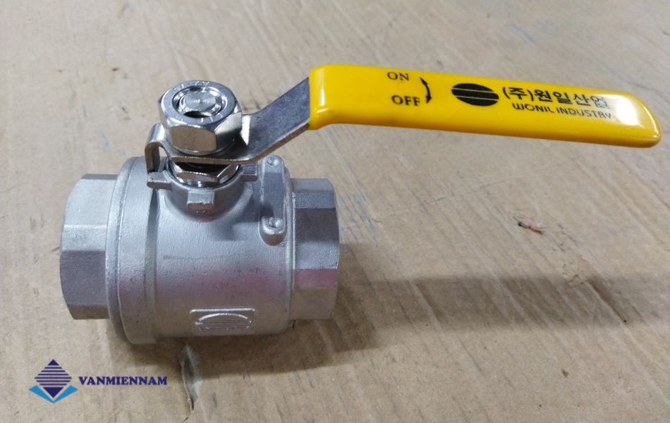 van bi ren inox tay gạt Wonil DN40