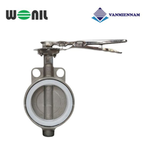 Van bướm tay gạt inox Wonil DN125