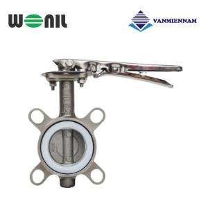 Van bướm tay gạt inox Wonil DN65