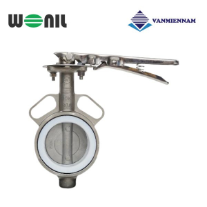 Van bướm tay gạt inox Wonil DN80