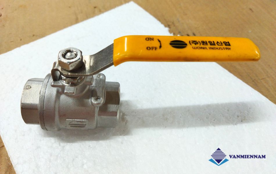 van bi ren inox tay gạt Wonil DN20