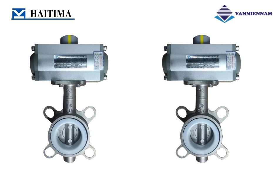 Đánh giá tổng quan van bướm inox điều khiển khí nén Haitima DN50