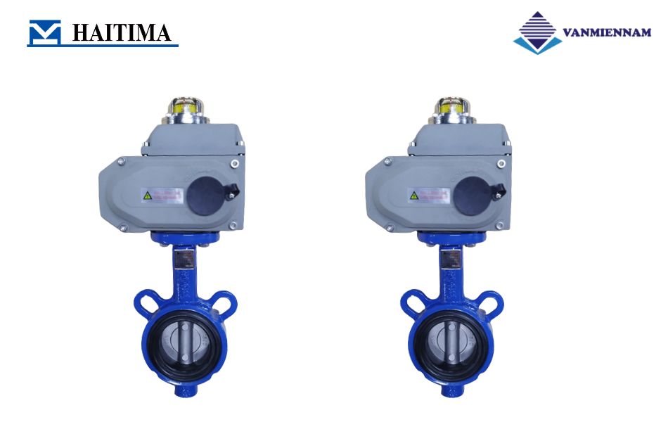 Giới thiệu van bướm gang điều khiển điện Haitima DN40