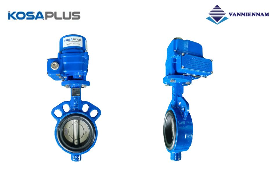 Giới thiệu van bướm gang điều khiển điện KosaPlus DN50