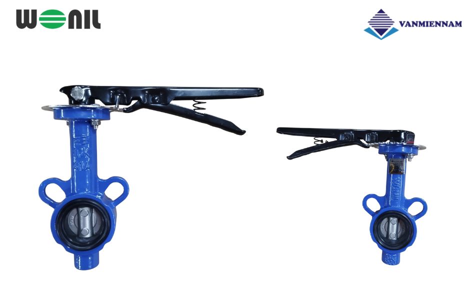 Tìm hiểu van bướm tay gạt gang Wonil DN40