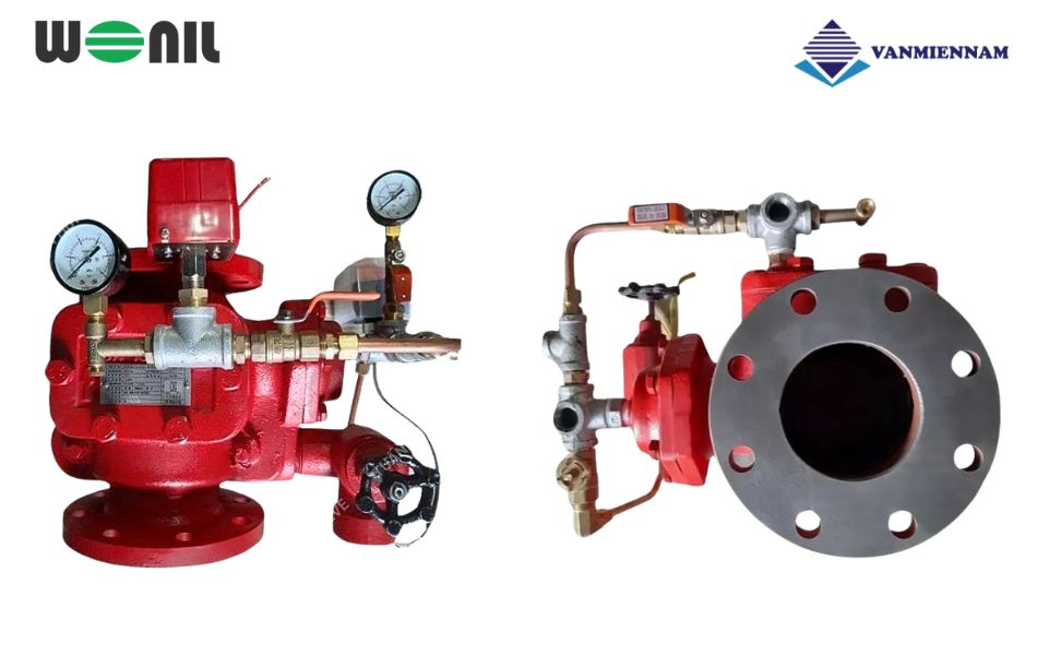 Khám phá chi tiết van xả tràn gang Wonil DN80