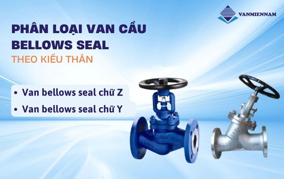 Phân loại van cầu Bellows Seal theo kiểu thân