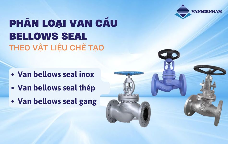 Phân loại van cầu Bellows Seal theo chất liệu
