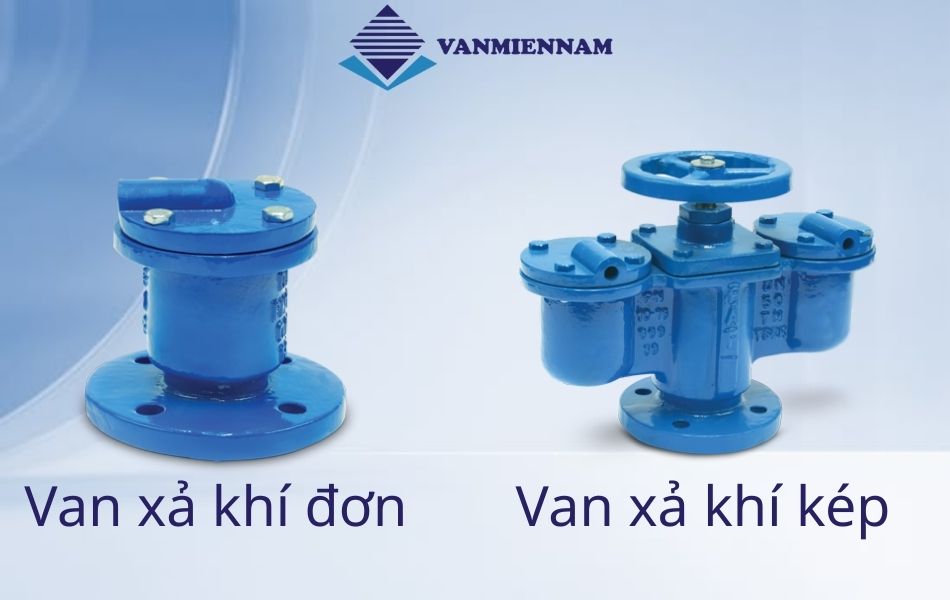 Phân loại van xả khí theo cấu tạo