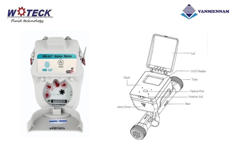 Tìm hiểu đồng hồ nước thông minh Woteck NB IOT DN20
