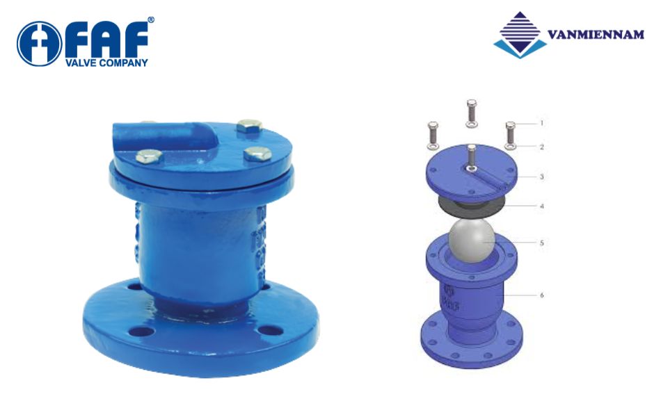 Tìm hiểu về van xả khí cầu đơn FAF 7310