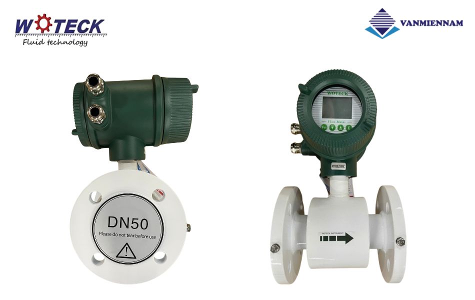 Tổng quan về đồng hồ nước điện tử Woteck DN50 