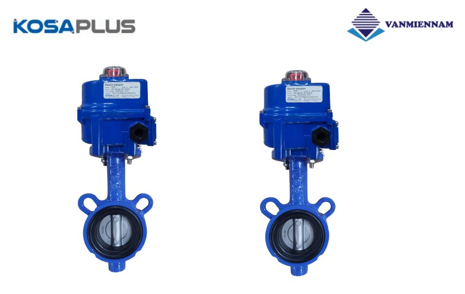 Tổng quan van bướm gang điều khiển điện KosaPlus DN65