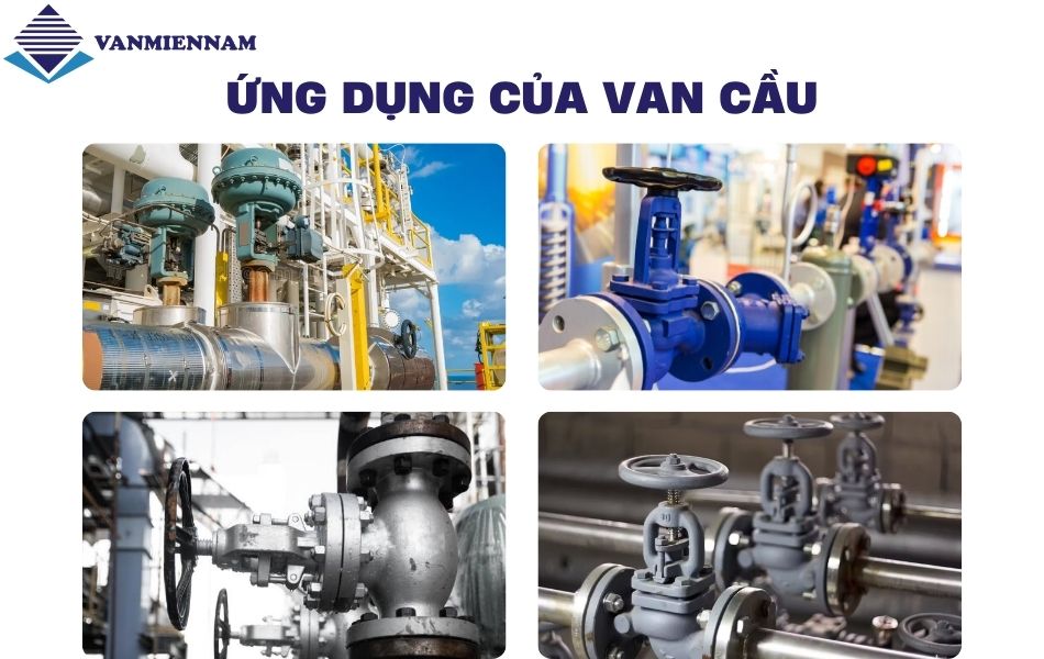 ứng dụng của van cầu