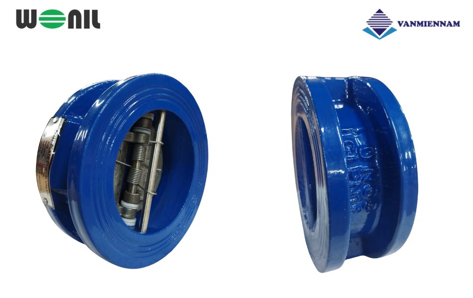 Van 1 chiều cánh bướm gang Wonil DN65