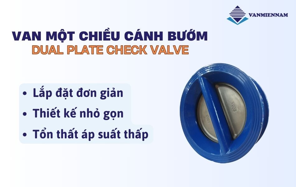 van 1 chiều cánh bướm