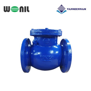 Van 1 chiều lá lật gang mặt bích Wonil DN50