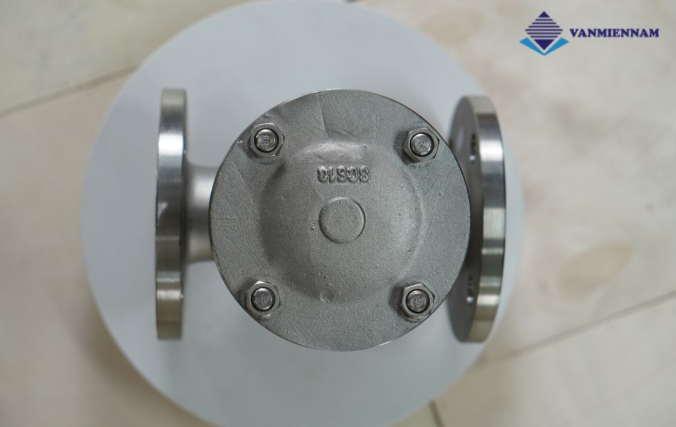 Van 1 chiều lá lật inox mặt bích Wonil DN50