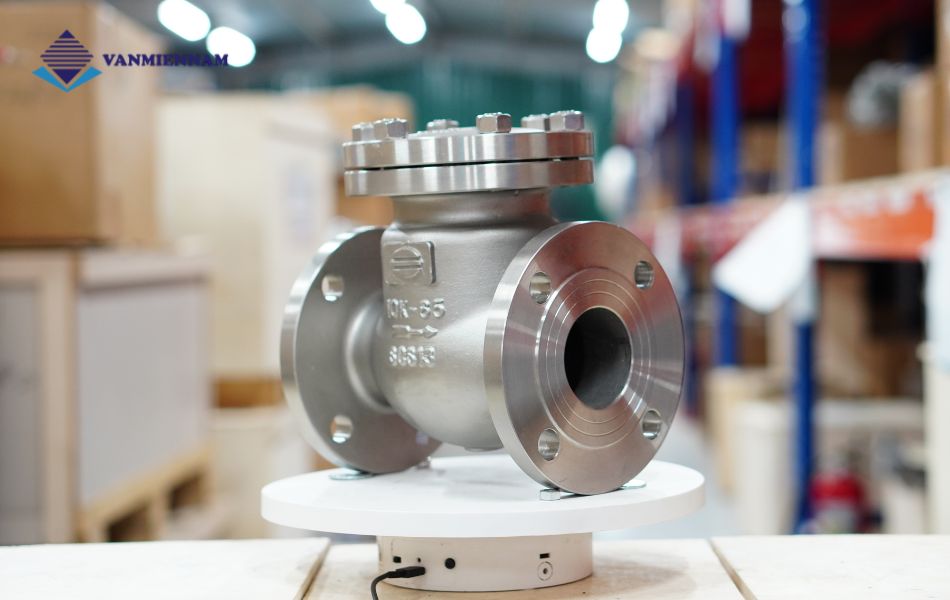 Van 1 chiều lá lật mặt bích Wonil DN65