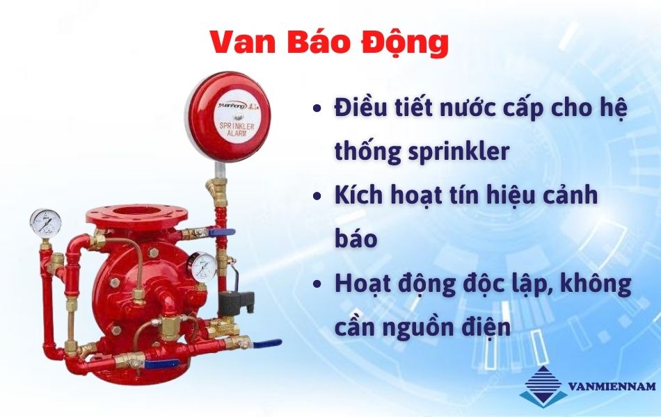 Van báo động chữa cháy