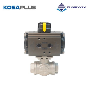 Van bi 3 ngã inox điều khiển khí nén KosaPlus DN15