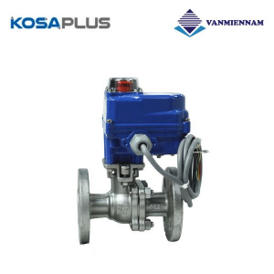 Van bi inox mặt bích điều khiển điện KosaPlus DN15