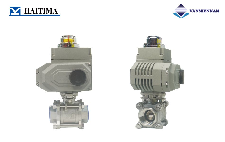 Van bi ren 3pc điều khiển điện Haitima DN15