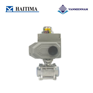 Van bi ren 3pc điều khiển điện Haitima DN15