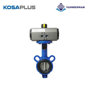 Van bướm gang điều khiển khí nén KosaPlus DN50