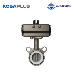 Van bướm inox điều khiển khí nén KosaPlus DN50