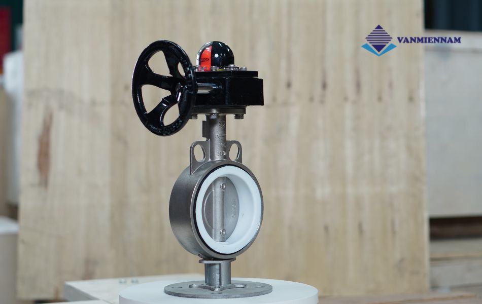 van bướm inox tay quay Wonil DN100