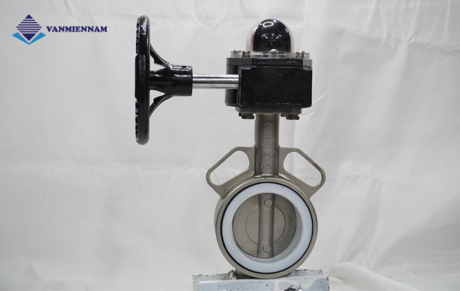 van bướm inox tay quay Wonil DN80