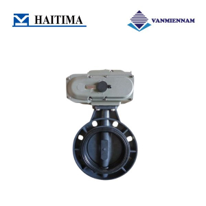 Van bướm nhựa điều khiển điện Haitima DN50