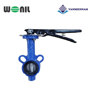 Van bướm tay gạt gang Wonil DN40
