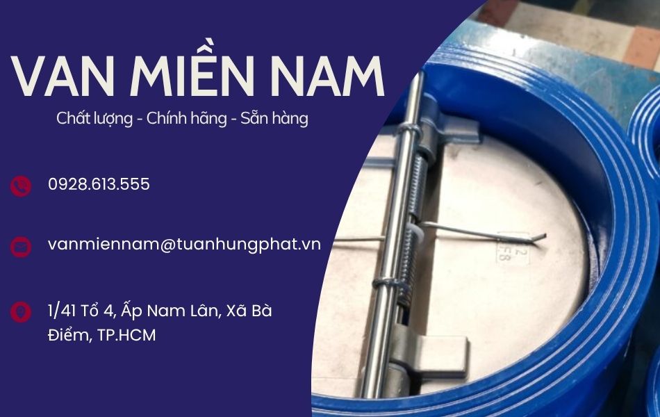 Đơn vị cung cấp van 1 chiều cánh bướm uy tín 