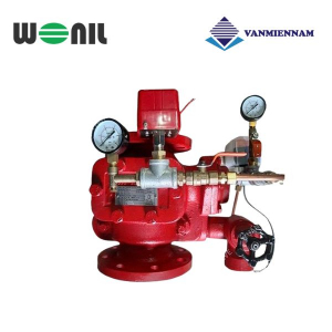 Van xả tràn gang Wonil DN80