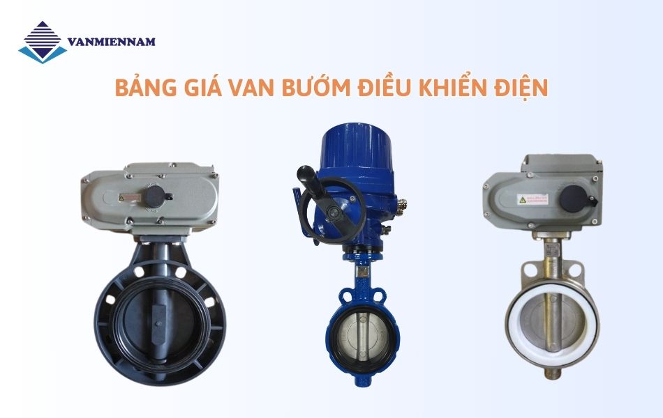 giá van bướm điều khiển điện